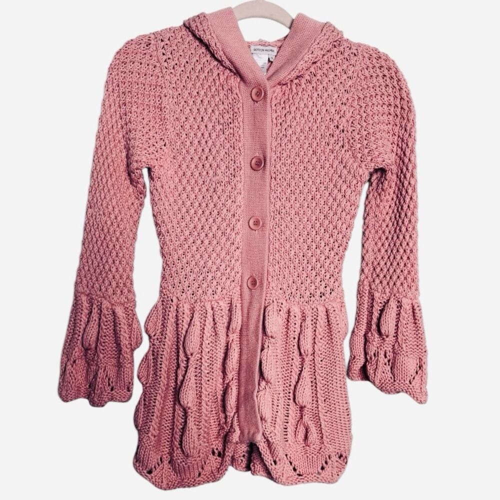 Boston Proper Blush Pink Sweater hoodie Size Small